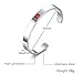 VNOX Free Engraving Stainless Steel Medical Alert Bangle Bracelet,8
