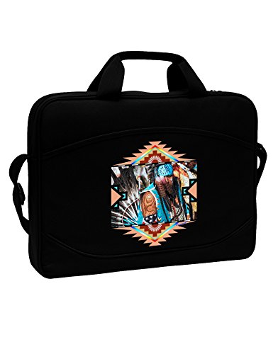 TooLoud Native American Dancer 2 15" Dark Laptop / Tablet Case Bag