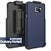 Encased Case & Belt Clip Holster for Samsung Galaxy Note 5 Ultra-Thin (SlimShield Series) Hybrid Shell (Deep Blue)