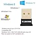 USB Bluetooth Adapter for PC, Warmstor Bluetooth 5.1 Dongle Receiver Support Windows 11/10/8.1/8/7 for Desktop, Laptop, Bluetooth Headsets, Speakers, Keyboard, Mouse, Printer
