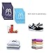 Zmart Travel Shoe Bags for Women Portable Waterproof Storage Bag Pack (Navy Blue)