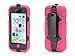 Survivor Case for iPhone 5c - Retail Packaging- Pink/Black