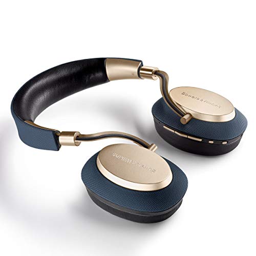 Bowers & Wilkins PX Wireless Over-Ear Headphones (Factory Certified Refurbished, Gold/Navy)