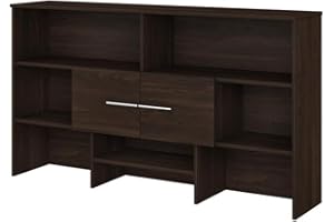 Bush Business Furniture Office 500 72W Desk Hutch, Black Walnut