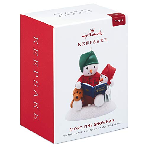 Hallmark Keepsake 2019 Year Dated Story Time Snowman Musical Ornament