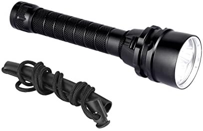 5 Cree LED 100M Underwater Waterproof Diving Flashlights with 2 18650 Battery