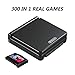 Xinguo Handheld Game Console, Portable Video Game 3 Inch HD Screen 300 Classic Games,Retro Game Console Can Play on TV, Good Gifts for Kids. (Black)