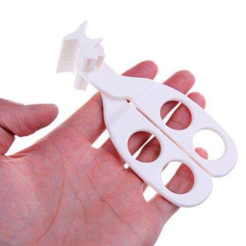Yiphates Baby Food Scissor, Portable Food Scissor Cutter Masher Chopper, Home and Kitchen Food Slicer Shears (Comes with Travel Storage Case)