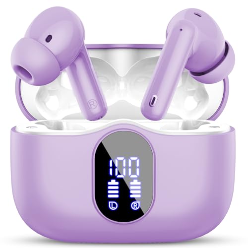 Wireless Earbuds Bluetooth 5.4 Headphones Bass