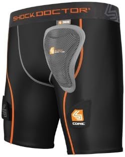 Shock Doctor Core Compression Hockey Shorts with Pelvic Protector, Women's & Girls
