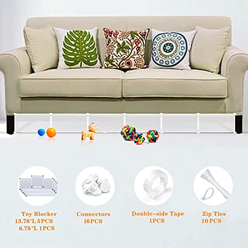 BRULVVR Under Bed BlockerGap Bumper for Under Furniture,Stop Toy Going