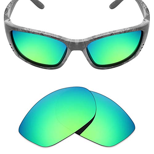 Mryok Polarized Replacement Lenses for Costa Del Mar Fisch - Emerald Green