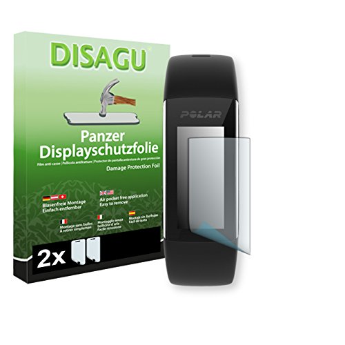 DISAGU 2 x Armor Screen Protector for Polar A360 Screen Fracture Protection Film (Reduced foil)