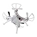 App Controlled Mini Drone 720P HD WiFi Camera, 2.4GHz 4CH 6-Axis Gyro RC Quadcopter, Gravity Sensor, One-Key Return, Headless Mode, 3D Flips, Bonus Batteries