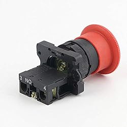 P172 Red NC 22mm Emergency Stop Mushroom Push