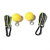 Kecho Climbing Training Cannonball Bomb Pull Up Power Ball Hold Grips with Straps Durable Training Tool for Grip Strength and Conditioning Workout for Health and Fitness