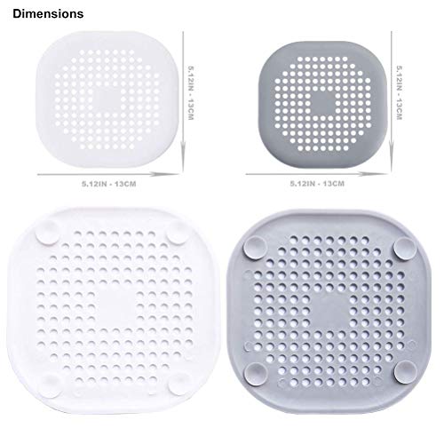 Drain Hair Catcher Silicone Universal Floral Drain Hair Catcher Drain Filter Hair Trap Filter for House Living