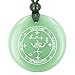 Sigil of The Archangel Michael Magical Amulet Green Quartz Pendant Necklace