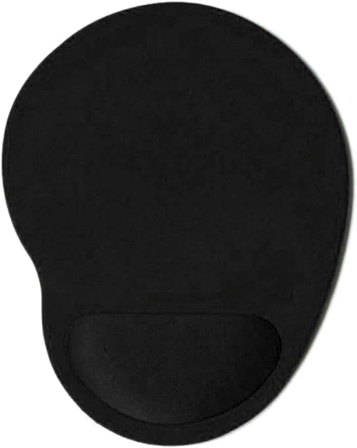 Photo 1 of 1Pc Black Mice Mat Computer Game Mouse Wrist Pad Solid Color Ergonomic Comfortable Gel Wrist Support Desk Pads Easy to Use and Store Convenient to Carry,Mouse Pads,Office Products,Wrist Rests