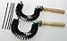 Coffee Pot Decanter Cleaning Brush. Set of 2 Carafe Cleaner Brushes, curved, with 4 bonus swizzle sticks