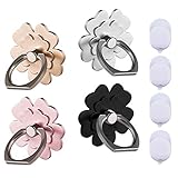 Unicorn Phone Ring Holder,360° Rotation Universal Mobile Phone Finger Ring Stand Grip(4pack)