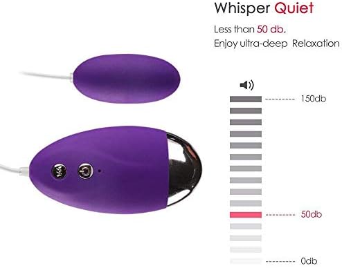 Pitoise Best Rated Gift for Women Love Bullet with 20-Frequency, Purple 02221