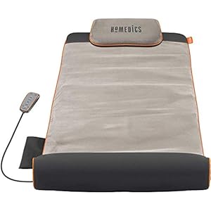 HoMedics STRETCH – Yoga Mat, Back Stretcher with Adjustable Back Body Stretching, Release Tension, Improve Flexibility, 4 Built-In Treatment Programs, Simple Foldaway Design for Easy Storage