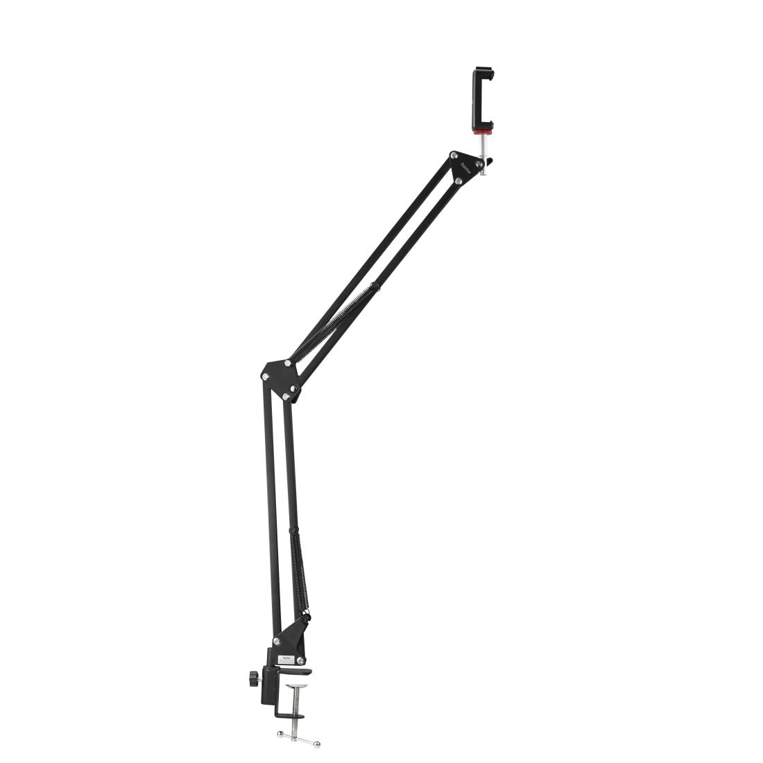 Hama Desk Holder for Photo, Video (Tripod, 1/4 Thread, for Smartphone, Tablet, Camera, Video Adjustable) Black
