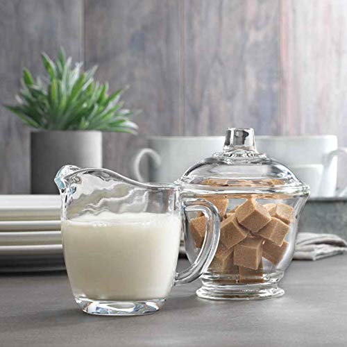 Palais Glassware Clear Sugar and Creamer Set (Clear)