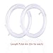 EAONE 2 Pcs PTFE Teflon Tube (2 Meters) with 4 Pcs PC4-M6 Fittings for 3D Printer 1.75mm Filament (2.0mm ID/4.0mm OD)