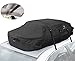 FabSelection Car Roof Bag Rooftop Cargo Carrier 30 Cubic Feet Water-Resistance Soft Cargo Bag Works on Vehicles with Side Rails, Cross Bars or No Rack Made with 600 D Oxford Cloth for Travel - Large