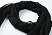 corciova Black Chiffon Extra Long Sheer Head Silk Scarf Lightweight Evening Pashmina Shawl and Wrap for Women