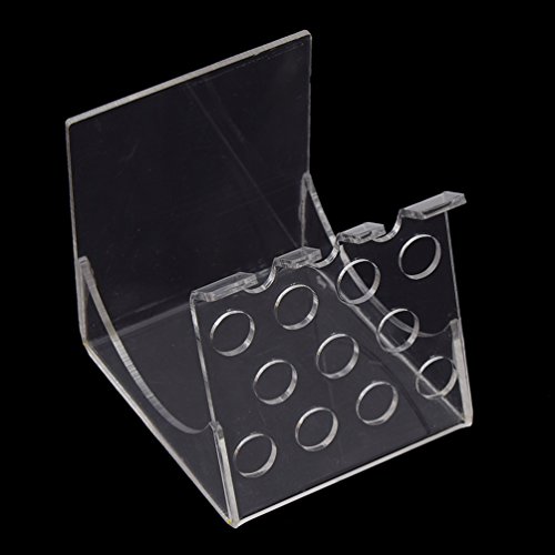 BetterUS Transparent Syringe Organizer Dental 11 Holes Dental U-Shaped Rack New