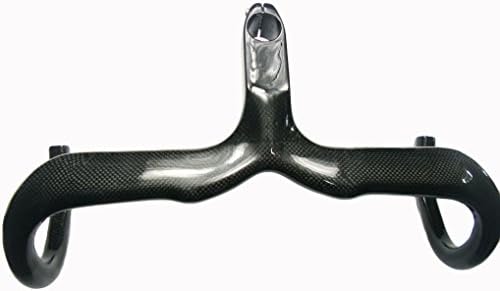 Shangtom416 Full Carbon Fiber Handbar 3K Gloss Road Bike Stem Handlebar 02 Integrated Handlebar 420 Stem 100