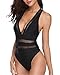 Tempt Me Women One Piece Plunge Monokini Sexy Hollow Out Swimsuits Bathing Suit