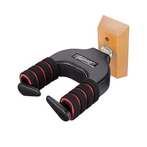 JUAREZ JRGHA10 Premium Automatic Lock Wall Mount Guitar Hanger For Guitars Bass Ukulele