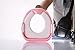 ZOLLOR Portable Potty Training Seat for Boys Girls,Non Slip Splash Guard Potty Trainer Toilet Cover with Comfort Soft Cushion and Handles for Baby and Toddlers,Round and Oval Toilets Applicable (pink)