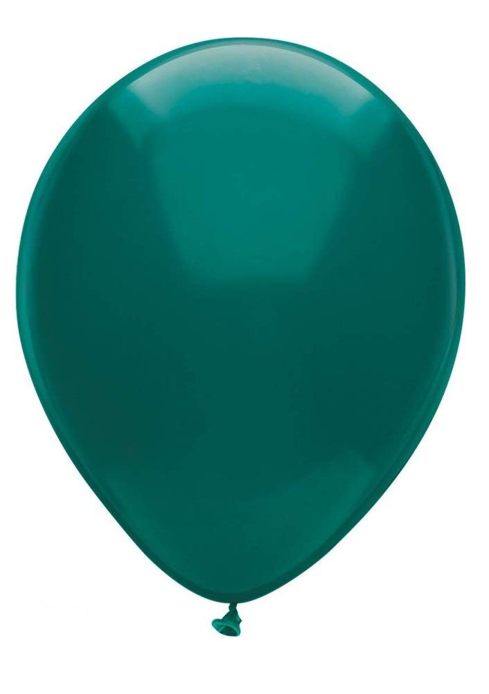 Matissa 50 pcs 12" (30CM) Balloons Pearlised Metallic Air or Helium Wedding Birthday Christmas Party Decoration Available in 14 colours (Turquoise)