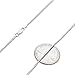 1.6mm .925 Sterling Silver Nickel-Free Venetian Square Box Link Chain Necklace, 18