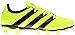 adidas Performance Men's Ace 16.4 Fxg Soccer Shoe, Solar Yellow/Black/Metallic Silver, 11 M US