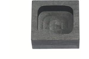 FY-STORE Graphite Ingot Mold Melting Casting Mould for Gold Silver Nonferrous Metal (25g)
