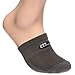 MOC Mocsocs Toe Topper Half Socks Solids 4-pack One Size Brn/blk/white/grey