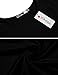Meaneor Women's Short Sleeve Slim Mini Tee shirt Dress Black XXL