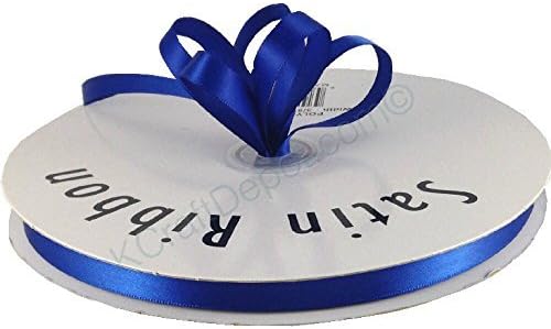 3/8"(10mm) Satin Ribbon Single Faced 100 Yards - Royal Blue