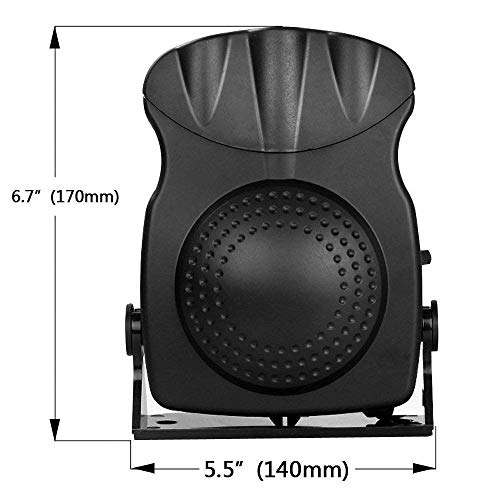 Lord Eagle Portable Car Heater, Car Defroster 30 Seconds Fast Heating Quickly 12V 150W Auto Heater Cooling Fan (Black)