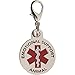 K9king Double Sided Emotional Support Animal ESA Red Medical Alert Symbol and Protected by Federal Law 1.25 inch ID Tag - Support Animal Tags for Dogs and Cats - Pet Name Badge for Collars - Harnesses