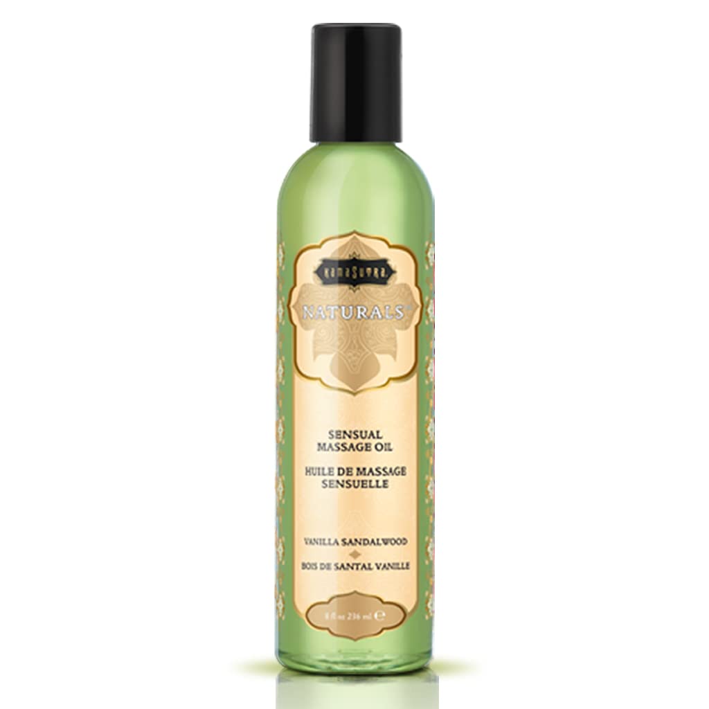 Kama Sutra Naturals Massage Oil, Vanilla Sandelwood