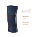 Knee Compression Sleeve Support for Sports & Joint Pain Relief | Running, Jogging, Basketball, Weightlifting, Powerlifting, Crossfit, Squats, Hiking | Size S to XL (Single Wrap)