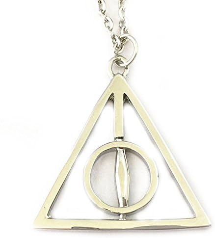 Blue Heron Harry Potter Deadly Hallows 18 Inch Necklace w/Gift Box