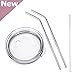 EHME New Replacement Lids for 30 oz YETI or RTIC Tumbler Cups,Keep Straw in Place,2 Free Stainless Steel Straws Included